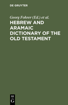 Hardcover Hebrew and Aramaic Dictionary of the Old Testament Book
