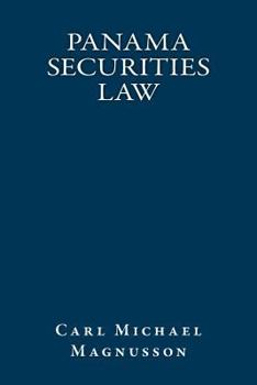Paperback Panama Securities Law: English Translation Book