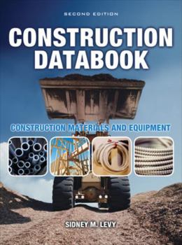 Hardcover Construction Databook: Construction Materials and Equipment Book