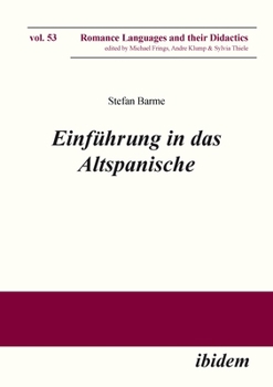 Paperback Einführung in Das Altspanische Book