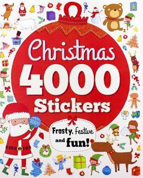 Paperback Christmas 4000 Stickers: Frosty, Festive, and Fun! Book