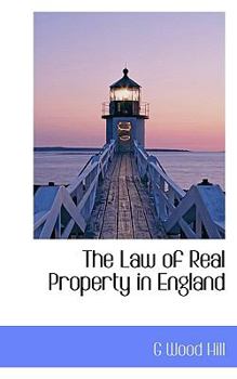 Paperback The Law of Real Property in England Book