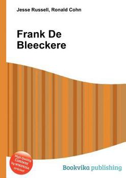 Paperback Frank de Bleeckere Book