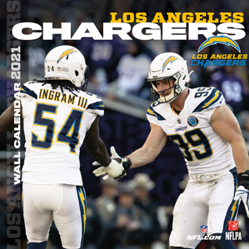Calendar Los Angeles Chargers 2021 12x12 Team Wall Calendar Book