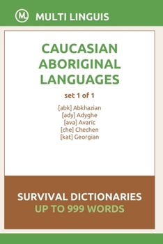 Paperback Caucasian Languages Survival Dictionaries (Set 1 of 1) Book