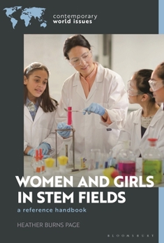 Hardcover Women and Girls in Stem Fields: A Reference Handbook Book