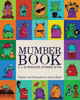 Paperback Mumber Book: A 1-20 monster number book