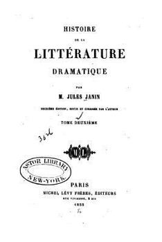Paperback Histoire de la Littérature Dramatique [French] Book