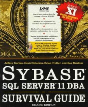Paperback Sybase SQL Server 11 DBA Survival Guide, with CD-ROM Book