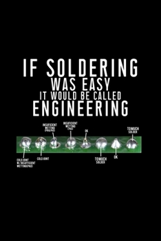 If soldering was easy: 6x9 SOLDERING | grid | squared paper | notebook | notes