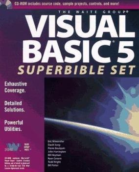 Paperback Visual Basic 5 SuperBible Set [With Contains Source Code, Vsdata, VSFlex, Vs-OCX...] Book