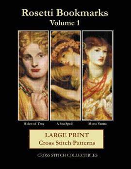 Paperback Rosetti Bookmarks Volume 1: Large Print Cross Stitch Patterns Book