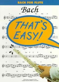 Paperback Bach for Flute (That's Easy Series) Book