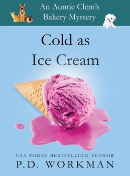 Hardcover Cold as Ice Cream [Large Print] Book