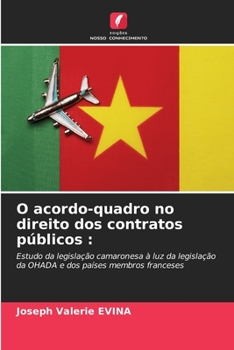 Paperback O acordo-quadro no direito dos contratos públicos [Portuguese] Book