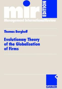 Paperback Evolutionary Theory of the Globalisation of Firms Book