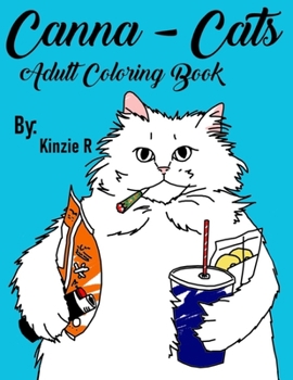 Paperback Canna-Cats: Adult Coloring Book