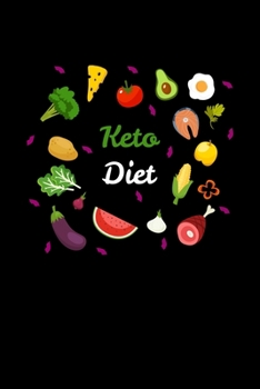 Paperback Keto Diet viele Lebensmittel: 6x9 120 pages quad ruled - Your personal Diary Book