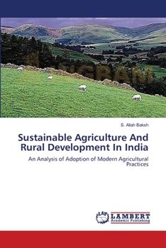 Paperback Sustainable Agriculture And Rural Development In India Book