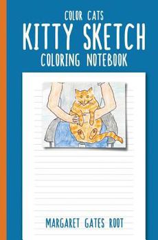 Paperback Kitty Sketch Coloring Notebook: Adult Coloring Journal from Color Cats Book