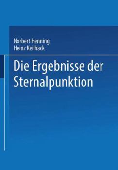 Paperback Die Ergebnisse Der Sternalpunktion [German] Book