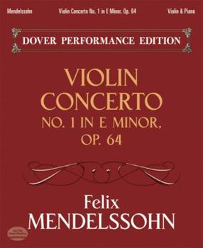 Paperback Violin Concerto in E Minor, Op. 64: With Separate Violin Part Book