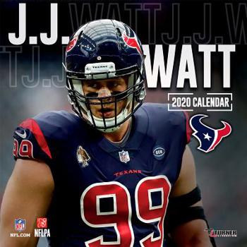 Calendar Houston Texans J.J. Watt: 2020 12x12 Player Wall Calendar Book