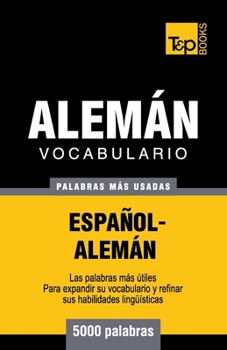 Paperback Vocabulario español-alemán - 5000 palabras más usadas [Spanish] Book