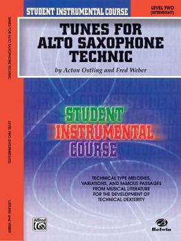 Paperback Tunes for Alto Saxophone Technic, Level Two Book