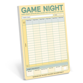 Misc. Game Night Pad Book