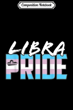 Paperback Composition Notebook: Transgender Flag Libra Pride Journal/Notebook Blank Lined Ruled 6x9 100 Pages Book