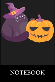 Paperback Bat Cat Pumpkins Notebook: Blank Lined Notebook, Composition Book for School Diary Writing Notes, Taking Notes, Recipes, Sketching, Writing, Orga Book
