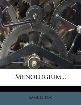Paperback Menologium... Book
