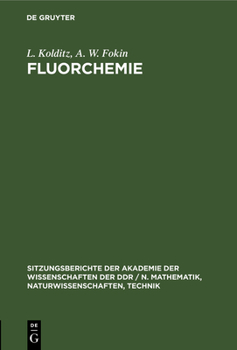 Hardcover Fluorchemie [German] Book