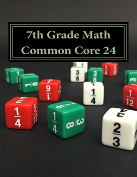 Paperback 7th Grade Math Common Core 24 Book