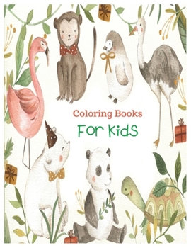 Coloring Books for Kids: Zoo Animal Alphabet Coloring Books for Kids