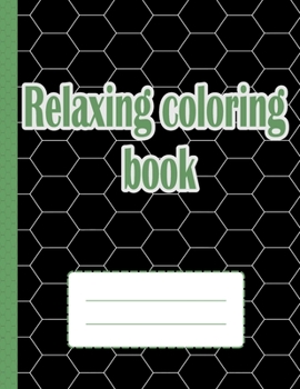Paperback Relaxing Coloring Book: Amazing Geometric Coloring Book - Glossy paperback, 70 Geometric Coloring Book, size 8.5 x 11 in Book