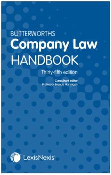Paperback Butterworths Company Law Handbook Book