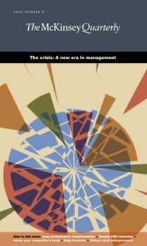 Paperback McKinsey Quarterly – Q1 2009 - The crisis: A new era in management Book
