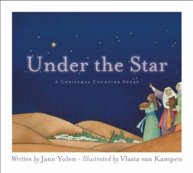 Hardcover Under the Star: A Christmas Counting Story Book