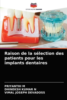 Paperback Raison de la sélection des patients pour les implants dentaires [French] Book