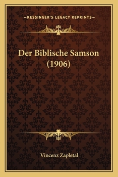 Paperback Der Biblische Samson (1906) [German] Book