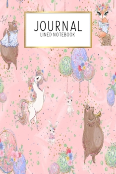 Journal Lined Notebook: Spring Boho Floral Springtime | Blank Lined Journal | Gratitude Journal | 6" x 9" 100 Pg |Motivational Quotes | Self-Care | Diary | Gift