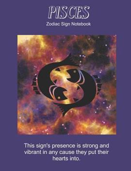 Paperback Pisces: Zodiac Sign Notebook Book