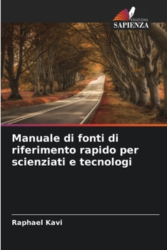 Paperback Manuale di fonti di riferimento rapido per scienziati e tecnologi [Italian] Book