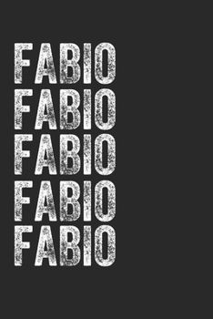 Paperback Name FABIO Journal Customized Gift For FABIO A beautiful personalized: Lined Notebook / Journal Gift, Notebook for FABIO,120 Pages, 6 x 9 inches, Gift Book
