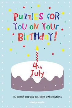 Paperback Puzzles for you on your Birthday - 4th July Book