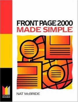 Paperback Frontpage 2000 made simple Book