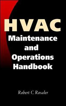 Hardcover HVAC Maintenance and Operations Handbook Book