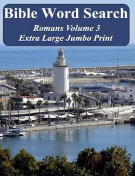 Paperback Bible Word Search Romans Volume 3: King James Version Extra Large Jumbo Print Book